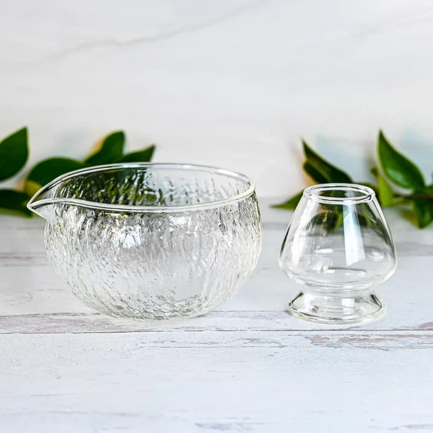 Комплект Crystal Clear для приготовления матчи на 2 предмета стеклянный - изображение 3