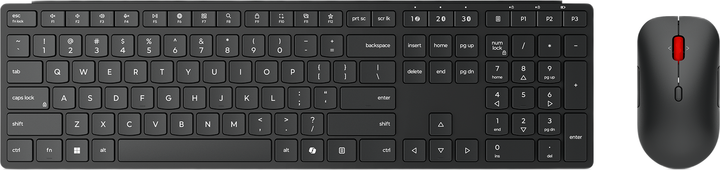 Zestaw bezprzewodowy Lenovo Wireless Multi-Mode Pro Combo 6000-Lithuanian USB Black (4X31S04851) - obraz 2