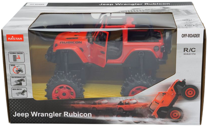 Samochód zdalnie sterowany Rastar JEEP Wrangler JL Big foot design 1:14 79410 (6930751316119) - obraz 5