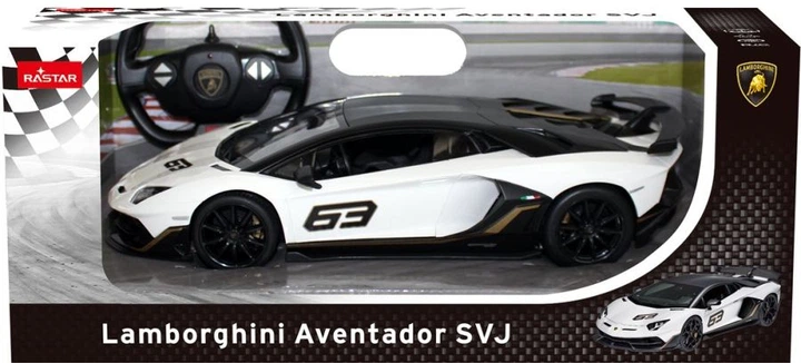 Samochód zdalnie sterowany Rastar Lamborghini Aventador SVJ 1:14 96010 (6930751316485) - obraz 4