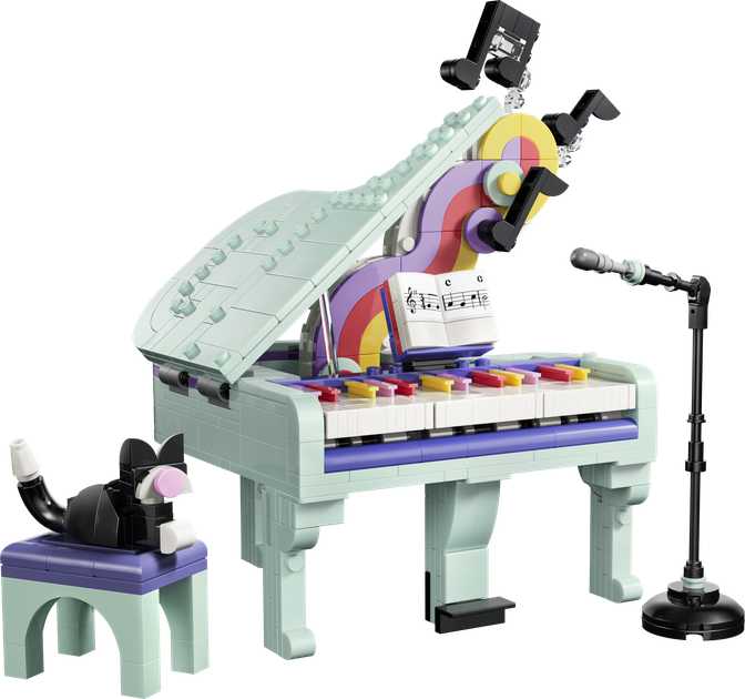 Конструктор LEGO Creator Музичний декор Фортепіано з котом 485 деталей (31392) - зображення 2