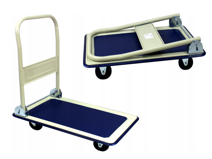 Платформний Візок Вантажний Garden Line 73 × 47 × 83 См Зі Складною Ручкою Вантажопідйомність 150 Кг (391782) - зображення 5