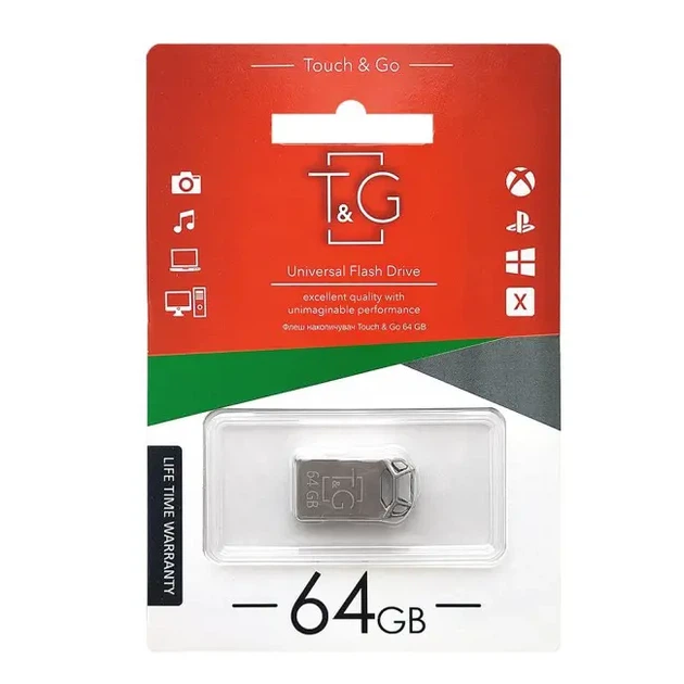 Флешка T&G 110 64GB металева - изображение 3