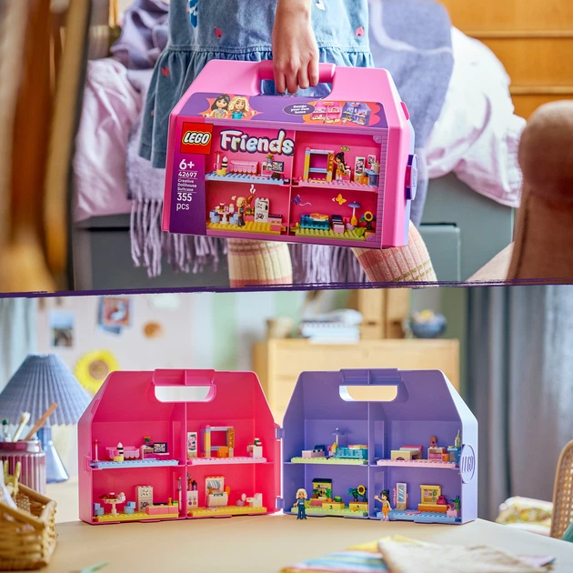 Конструктор LEGO Friends Ляльковий будиночок-валіза для творчої гри 355 деталей (42697) - зображення 8