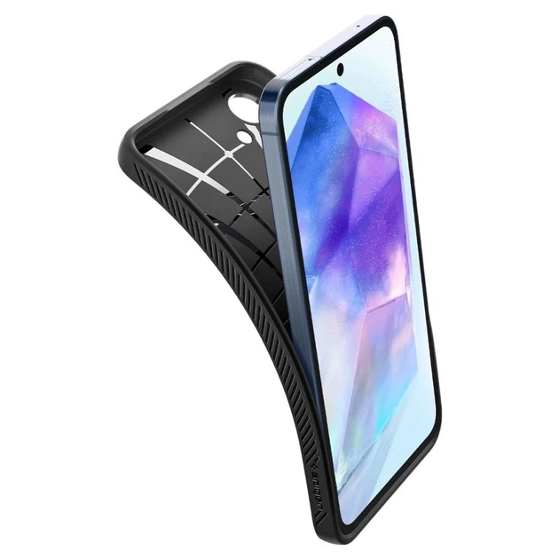 Чохол Spigen Liquid Air для Samsung Galaxy A55 5G (A556) Matte Black (ACS07526) - Фото 8 Чохол Spigen Liquid Air для Samsung Galaxy A55 5G (A556) Matte Black (ACS07526) - зображення 8