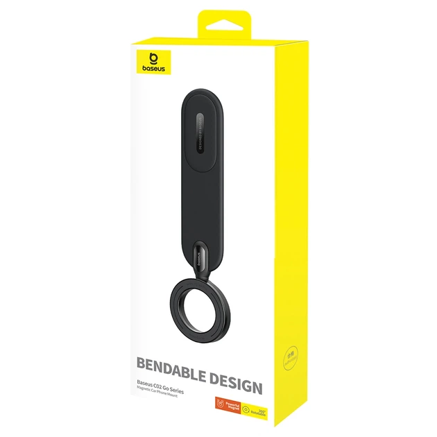 Автодержатель Baseus PrimeTrip C02 Go совместимый с MagSafe на панель приборов черный (6932172653965) - изображение 4
