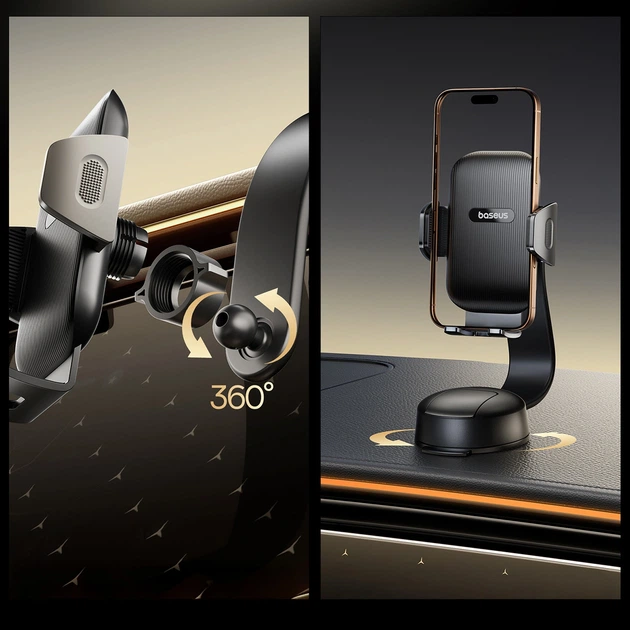 Автодержатель Baseus PrimeTrip C03 Black (6932172695729) - изображение 4