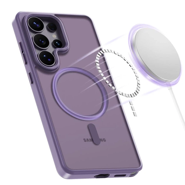 Чехол Tech-Protect MagMat для Samsung Galaxy S26 Ultra Matte Cobalt Violet with MagSafe (5906302339587) - Фото 4 Чехол Tech-Protect MagMat для Samsung Galaxy S26 Ultra Matte Cobalt Violet with MagSafe (5906302339587) - изображение 4