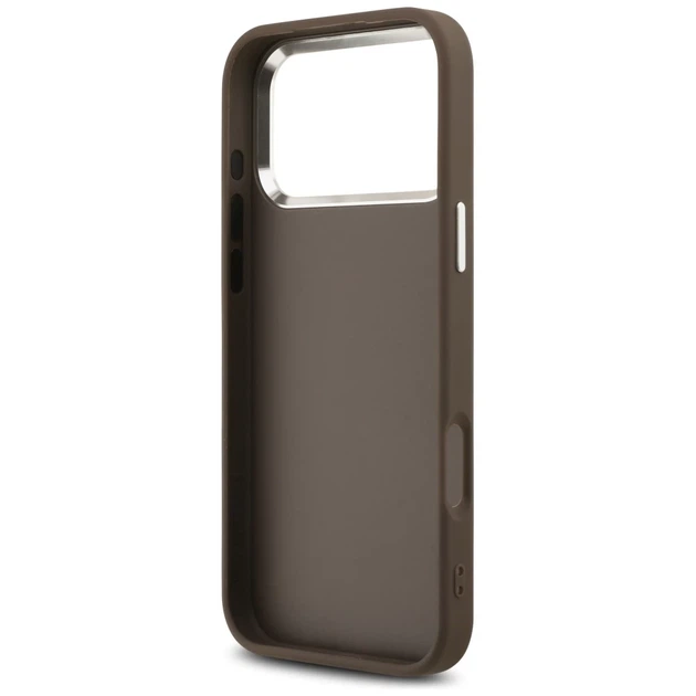 Чохол Guess 4G Big 4G Classic Logo для iPhone 17 Pro Max Brown Silver (GUHCP17XP4G4SMCW) - зображення 7