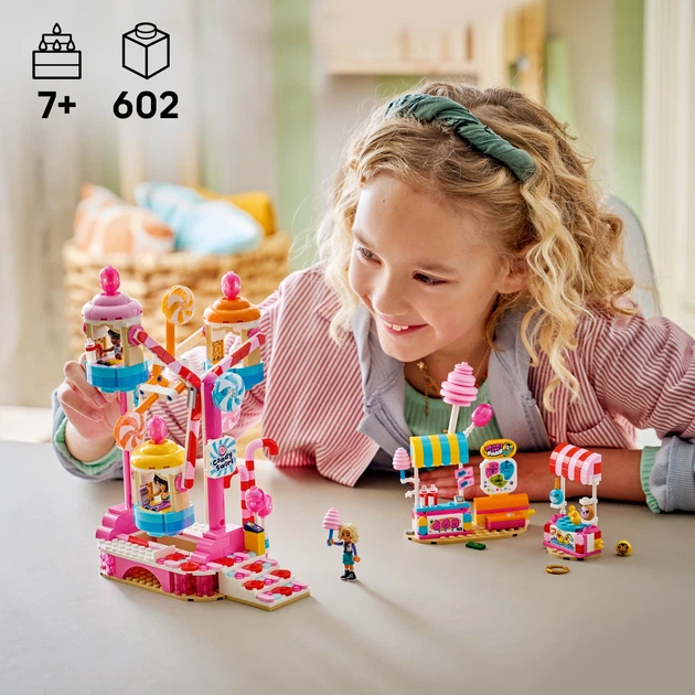 Конструктор LEGO Friends Колесо огляду з цукерками та капкейками 602 деталі (42700) - зображення 3