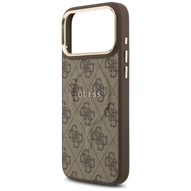 Чохол Guess 4G PU Classic Logo для iPhone 17 Pro Max Brown with MagSafe (GUHMP17XP4MSEGCW) - зображення 6
