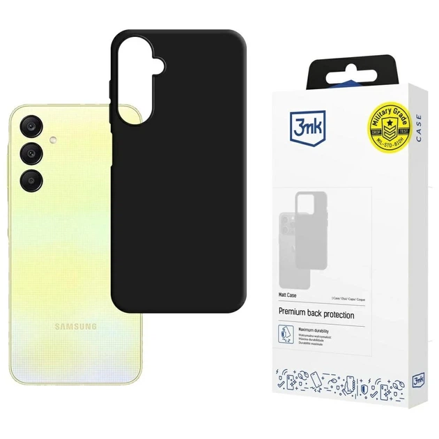 Чехол 3mk Matt Case для Samsung Galaxy A26 5G Black (5903108625258) - Фото 1 Чехол 3mk Matt Case для Samsung Galaxy A26 5G Black (5903108625258) - изображение 1