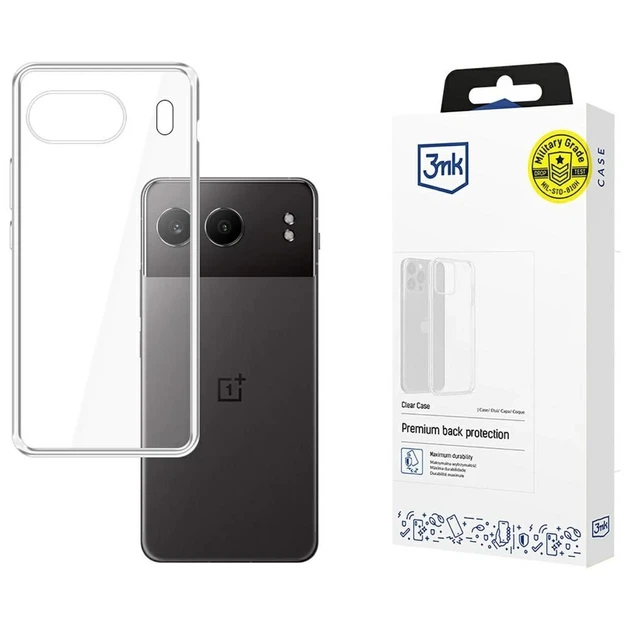 Чехол 3mk Clear Case для OnePlus Nord 4 (5903108604406) - Фото 1 Чехол 3mk Clear Case для OnePlus Nord 4 (5903108604406) - изображение 1