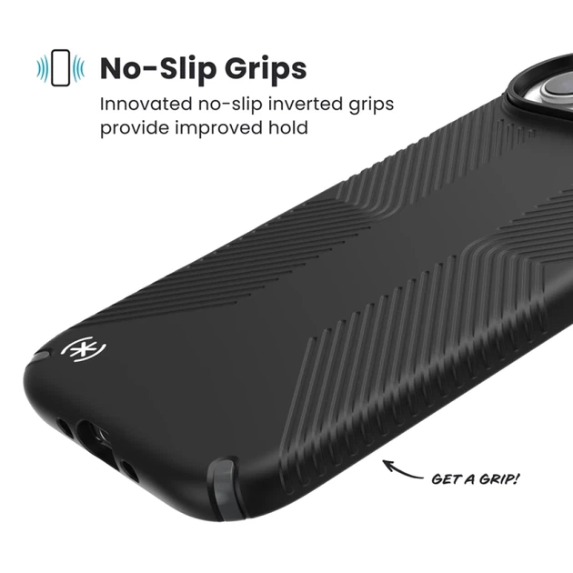Чехол Speck Presidio2 Grip для iPhone 17 Air Black / Slate Grey / White with MagSafe (150967-D143) - Фото 3 Чехол Speck Presidio2 Grip для iPhone 17 Air Black / Slate Grey / White with MagSafe (150967-D143) - изображение 3