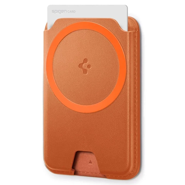 Чохол Spigen Valentinus MagFit Plus Universal Magnetic Card Holder Metallic with MagSafe Orange (8800337244731) - зображення 5