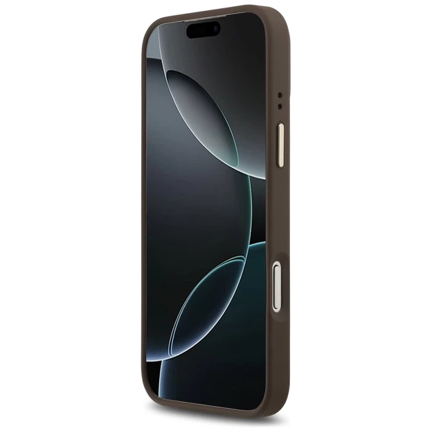 Чохол Guess 4G Logo Plate для iPhone 17 Pro Max Brown with MagSafe (GUHMP17XU4GPRW) - зображення 5