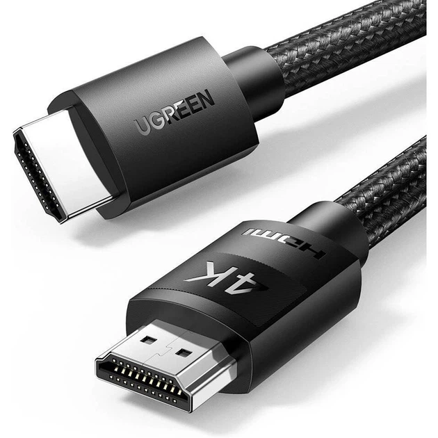 Кабель HDMI Ugreen 4K 5 м Black (6941876231768) - Фото 1 Кабель HDMI Ugreen 4K 5 м Black (6941876231768) - зображення 1