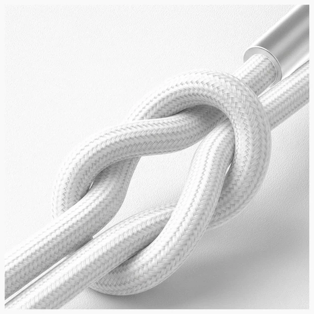 Кабель 3mk Hyper Cable N-Series USB-C to USB-C 1m White (5903108680387) - изображение 6
