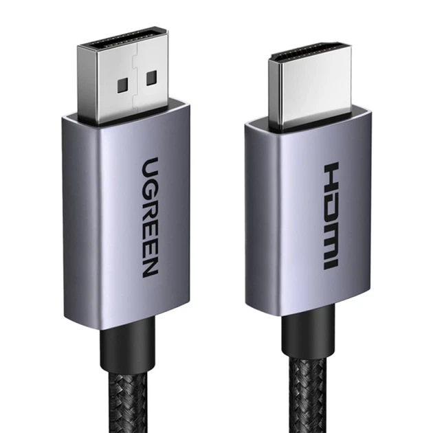 Кабель Ugreen DP123 DisplayPort to HDMI 4K 30Hz 2m (35842) - изображение 2