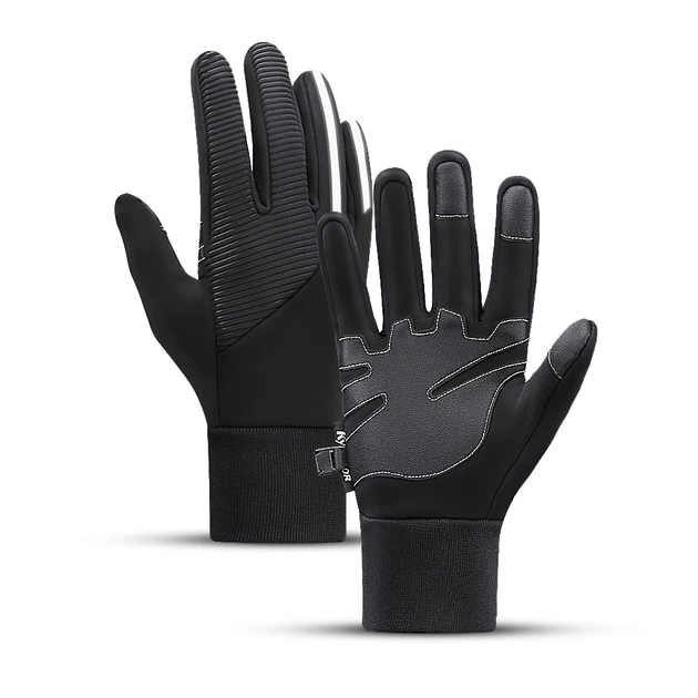 Рукавички Hurtel утеплені протиковзкі спортивні для телефону (розмір L) Black (5907769307799) - Фото 1 Рукавички Hurtel утеплені протиковзкі спортивні для телефону (розмір L) Black (5907769307799) - зображення 1