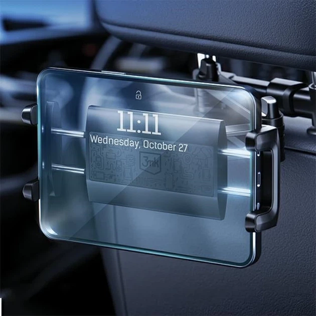 Uchwyt samochodowy 3MK Single Headrest Holder na zagłówek do tabletu (5903108543194) - obraz 10