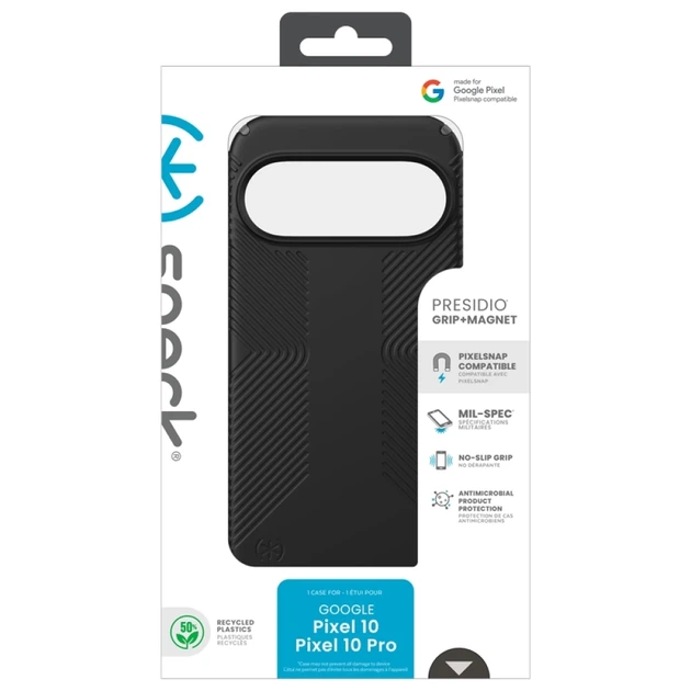 Чехол Speck Presidio2 Grip Magnet для Google Pixel 10 / Google Pixel 10 Pro Black/Slate Grey (150945-3205) - Фото 11 Чехол Speck Presidio2 Grip Magnet для Google Pixel 10 / Google Pixel 10 Pro Black/Slate Grey (150945-3205) - изображение 11