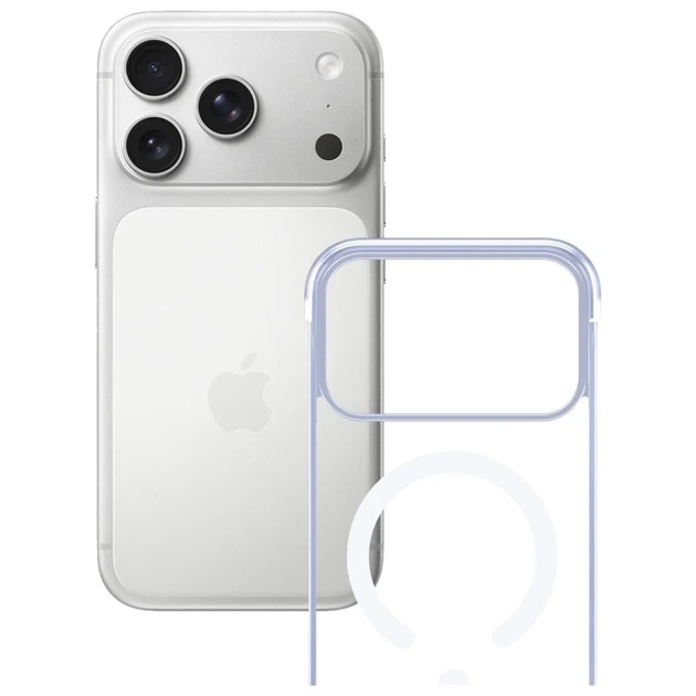Чехол 3mk Just20g MagCase для iPhone 17 Pro Transparent with MagSafe (5903108664899) - изображение 8