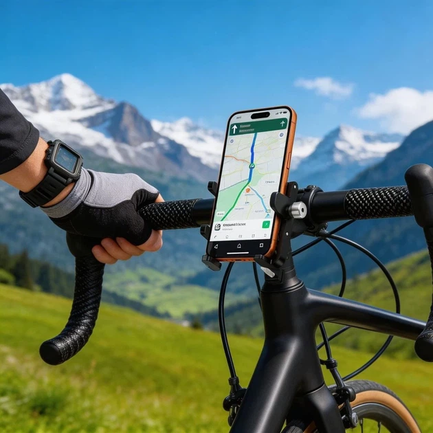 Автодержатель Tech-Protect V5 Handlebar & Stem Universal Bike Mount Black (5906302339686) - изображение 8
