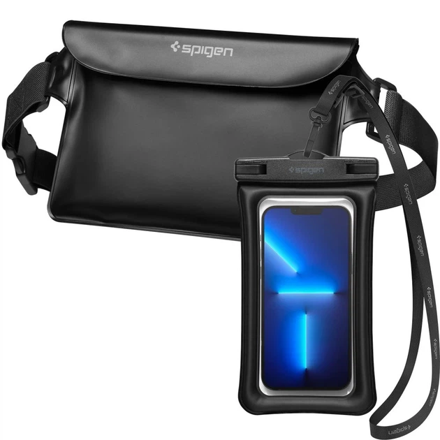 Водонепроницаемый чехол и сумка Spigen A621 Universal Waterproof Case & Waist Bag Black (AMP04533) - Фото 7 Водонепроницаемый чехол и сумка Spigen A621 Universal Waterproof Case & Waist Bag Black (AMP04533) - изображение 7