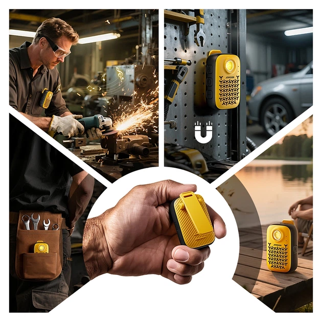 Колонка Bluetooth Joyroom Maya JR-MS03 Yellow (JR-MS03) - зображення 7