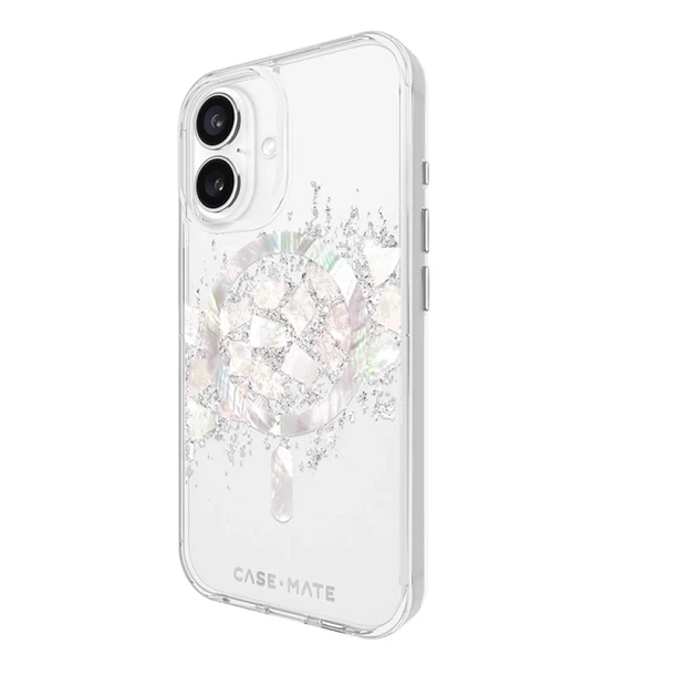 Чехол Case-Mate Karat для iPhone 16 A Touch of Pearl with MagSafe (CM054336) - Фото 4 Чехол Case-Mate Karat для iPhone 16 A Touch of Pearl with MagSafe (CM054336) - изображение 4