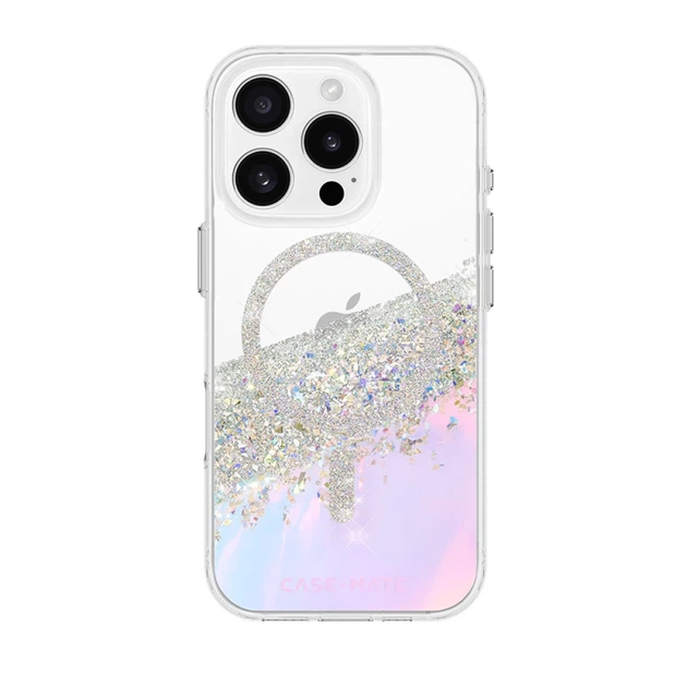 Чехол Case-Mate Karat для iPhone 16 Pro Holographic Soap Bubble with MagSafe (CM054716) - Фото 2 Чехол Case-Mate Karat для iPhone 16 Pro Holographic Soap Bubble with MagSafe (CM054716) - изображение 2