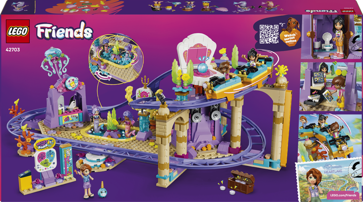 Конструктор LEGO Friends Американські гірки з русалками 864 деталі (42703) - зображення 9