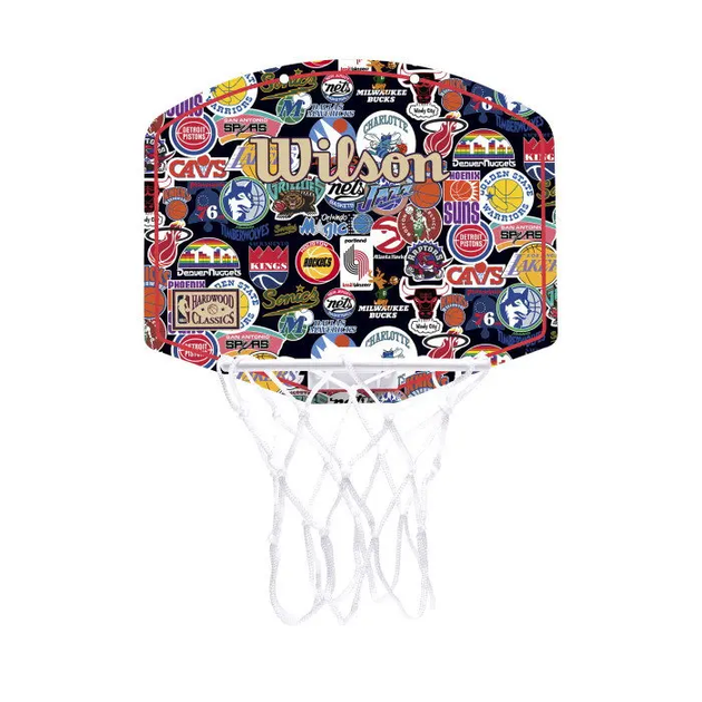 Навесное баскетбольное мини-кольцо Wilson NBA Team Retro Mini Hoop(WZ6017301) MISC Мультиколір - изображение 2