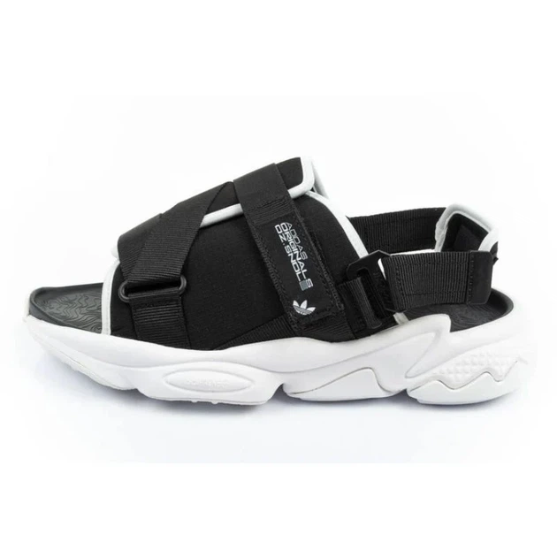 Босоножки Adidas Ozweego черные с белым 36(22,5) - Фото 2 Босоножки Adidas Ozweego черные с белым 36(22,5) - изображение 2