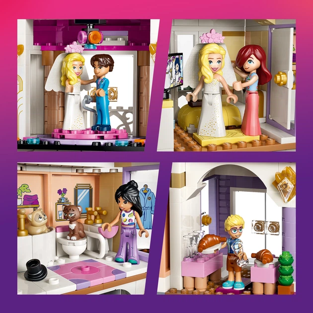 Zestaw klocków LEGO Friends Grand Hotel w mieście Heartlake 1406 elementów (42704) - obraz 5