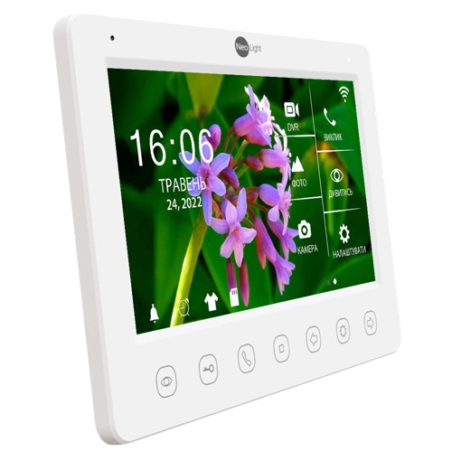 Видеодомофон NeoLight KAPPA Plus HD 7" LCD цветной сенсорное управление белый - изображение 2