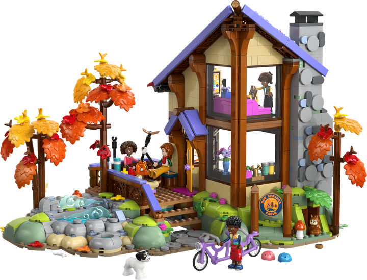 Конструктор LEGO Friends Затишний лісовий будиночок для осіннього відпочинку 1229 деталей (42705) - зображення 2