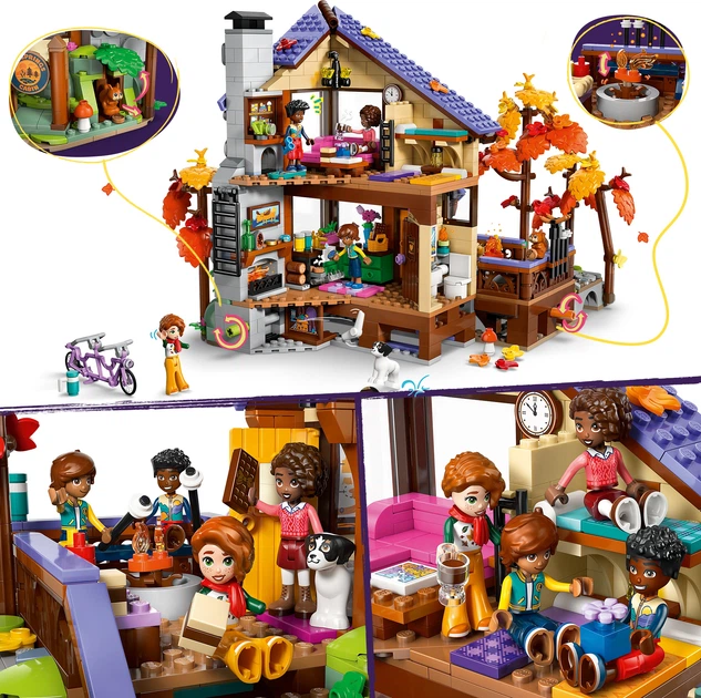 Конструктор LEGO Friends Затишний лісовий будиночок для осіннього відпочинку 1229 деталей (42705) - зображення 4