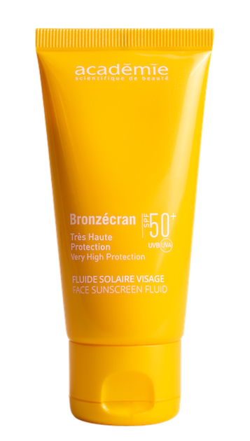 Солнцезащитный флюид для лица UVA/UVB SPF 50+ Academie Bronzecran Face Sunscreen Fluid SPF 50+ 50 мл - Фото 1 Солнцезащитный флюид для лица UVA/UVB SPF 50+ Academie Bronzecran Face Sunscreen Fluid SPF 50+ 50 мл - изображение 1