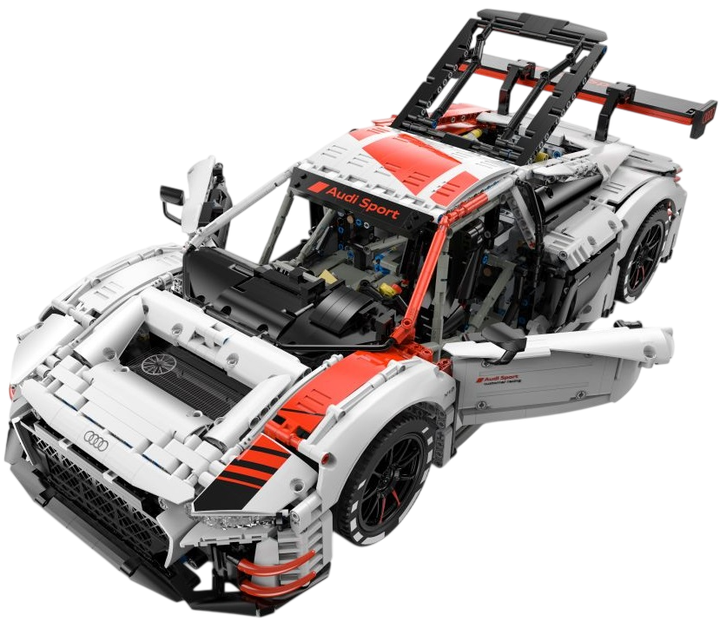 Конструктор Rastar Audi R8 GT3 Bricks 1:8 3322 елементів 99300 (6930751322011) - Фото 2 Конструктор Rastar Audi R8 GT3 Bricks 1:8 3322 елементів 99300 (6930751322011) - зображення 2