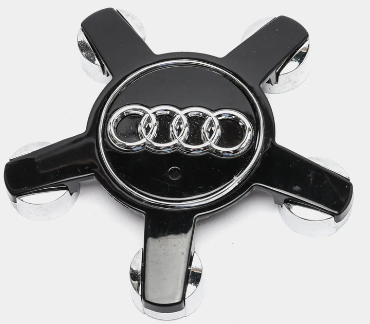 Колпачки на диски Audi 4F0601165N черные ауди 135 мм 58 мм звезда краб ауди заглушки ауди - изображение 5