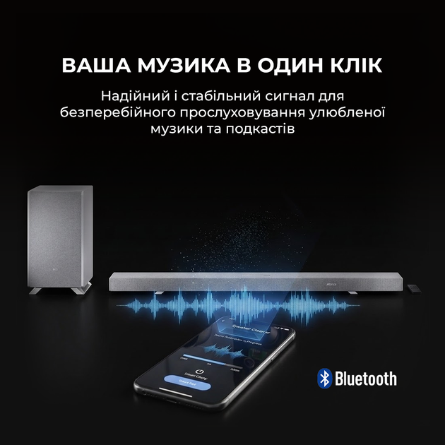 Саундбар Sharp HT-SBW53121(SL) - зображення 7
