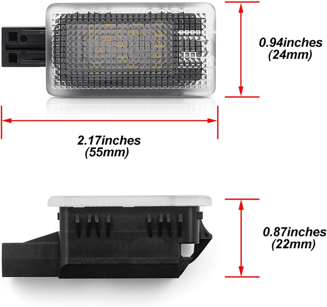 LED подсветка багажника салона для Volvo V40 V40CC V60 S60 S80 XC40 XC60 XC90 вольво 2 шт - изображение 6