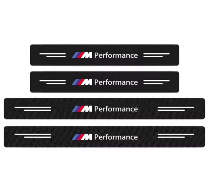 Захисна плівка накладка на пороги для Вмв Performance BMW Чорний Карбон наклейки світловідбивні написи - Фото 1 Захисна плівка накладка на пороги для Вмв Performance BMW Чорний Карбон наклейки світловідбивні написи - зображення 1