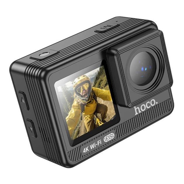 Экшн-Камера Hoco DV102 4K anti-shock Черный - Фото 1 Экшн-Камера Hoco DV102 4K anti-shock Черный - изображение 1