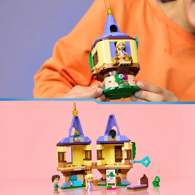 Конструктор LEGO Disney Princess Мінівежа Рапунцель 171 деталь (43294) - Фото 7 Конструктор LEGO Disney Princess Мінівежа Рапунцель 171 деталь (43294) - зображення 7