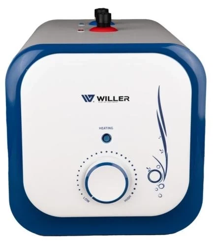 Водонагрівач Willer PU07RF Cubus, White/Blue, 1500W, 7л, мокрий ТЕН, горизонтальний, механічне керування, під мийкою, прямокутний, подача води зверху, зовнішній терморегулятор, В, 25.1x25.1х38.6см - Фото 1 Водонагрівач Willer PU07RF Cubus, White/Blue, 1500W, 7л, мокрий ТЕН, горизонтальний, механічне керування, під мийкою, прямокутний, подача води зверху, зовнішній терморегулятор, В, 25.1x25.1х38.6см - изображение 1