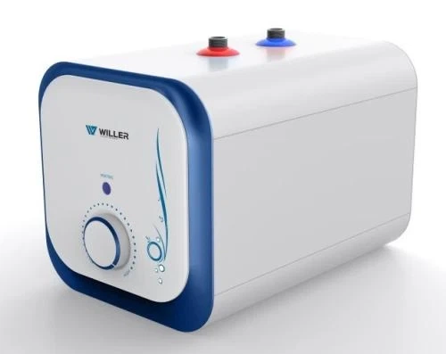 Водонагрівач Willer PU07RF Cubus, White/Blue, 1500W, 7л, мокрий ТЕН, горизонтальний, механічне керування, під мийкою, прямокутний, подача води зверху, зовнішній терморегулятор, В, 25.1x25.1х38.6см - Фото 2 Водонагрівач Willer PU07RF Cubus, White/Blue, 1500W, 7л, мокрий ТЕН, горизонтальний, механічне керування, під мийкою, прямокутний, подача води зверху, зовнішній терморегулятор, В, 25.1x25.1х38.6см - изображение 2