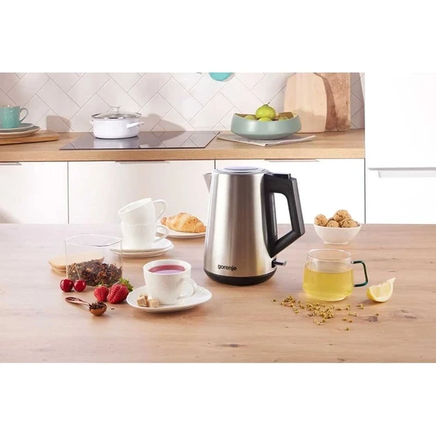 Електрочайник Gorenje K17OS Stainless steel UA - изображение 6